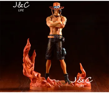 3PCS/SET 14-17CM One Piece Fire attack Three brothers ace luffy saab action figure toys Christmas Gifts
