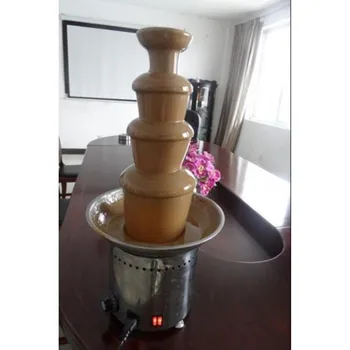 4 Tiers Chocolate fountain machine electric stainless steel for commercial  ZF
