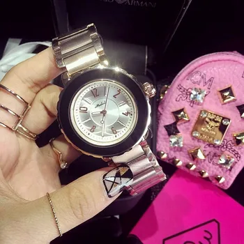 Luxury Brand Design Ladies Watch Women Dress Ceramics Dial Stainless Steel Quartz Watch Clock Montre Femme reloj mujer 2016