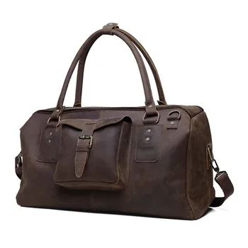Genuine Leather Bag Cowhide Top Quality Casual Men Travel Handbags Men Crossbody Men's Travel Bags Laptop Briefcase Bag