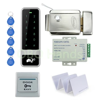 Standalone 125KHz RFID keypad Access control Door em Locks Number/Digital Lock System Full DIY kit set for Glass/wooden doors