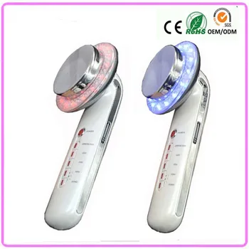 6 IN 1 Galvanic Skin Firming Ultrasonic Fat Burn Wrinkle Cellulite Removal EMS Infrared Body Slimming Beauty Massager Machine