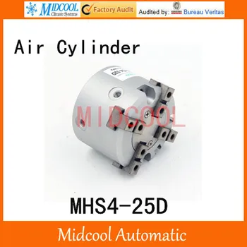 MHS4-25D double acting pneumatic cylinder gripper pivot gas claws parallel air 4-fingers SMC type cylinder