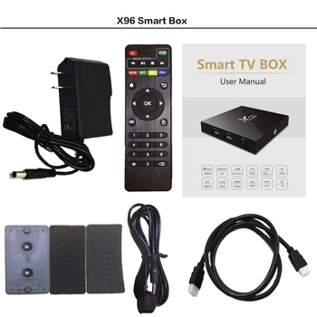 5PCS X96 TV BOX 2G+16G Amlogic S905X Quad Core Android 6.0 KODI 16.1 WIFI 4K Media TV + 5PCS 2.4G RF Mini i8+ Wireless Keyboard