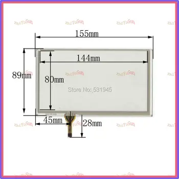 HLD-TP-1579 NEW 6.2 Inch Touch Screen 155*89 for industry applications 155mm*89mm for GPS GLASS