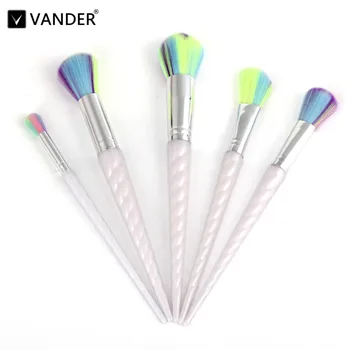 VANDER Pro 5pcs Color Makeup Brushes Tools Set Gradient Cosmetics Blending Contour Foundation Powder Blusher Eyeshadow Kits NEW