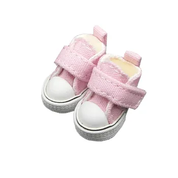 Tilda 3.5cm Mini Doll Shoes For Blythe Doll,Mini Toy Doll 1/8,Canvas Sneakers Casual Shoes for BJD Doll, One Pair
