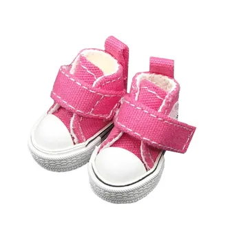 Tilda 3.5cm Mini Doll Shoes For Blythe Doll,Mini Toy Doll 1/8,Canvas Sneakers Casual Shoes for BJD Doll, One Pair