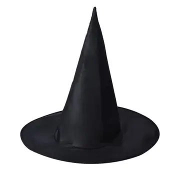Briloom Adult Womens Black Witch Hat For Halloween Costume Accessory