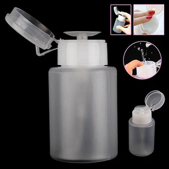 UV Gel Polish Remover Cleaner Acetone Water Storage Empty Bottle Nail Art Supplies In Stock