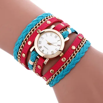 Casual bracelet watches women Wrap Around Fashion Bracelet fashion dress ladies Womans Wrist Watch relojes mujer clock for girls