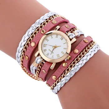 Casual bracelet watches women Wrap Around Fashion Bracelet fashion dress ladies Womans Wrist Watch relojes mujer clock for girls
