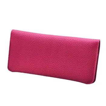 2017 Women Solid Color Long Wallet Coin Purse Card Holders bag women famous brands luxury wallet designer wholesale sale #805465