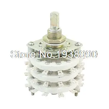 6mm Dia Shaft 3P6T 3 Decks Band Channel Rotary Switch Selector