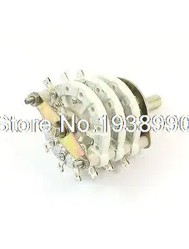 6mm Dia Shaft 3P6T 3 Decks Band Channel Rotary Switch Selector