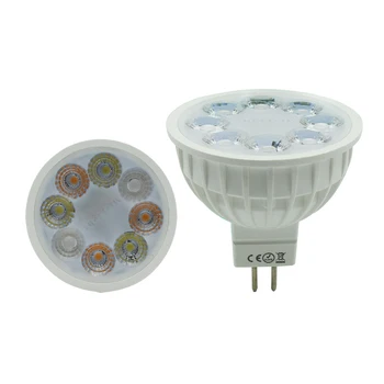GU10 MR16 4W Mi Light LED Bulb Dimmable Lamp Light RGB + Warm White + White (RGB+CCT) Spotlight Indoor Living Room Decoration