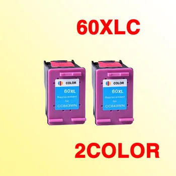 2x for hp60 ink cartridges compatible for hp 60 60xl Deskjet C4635 C4640 C4650 C4680 printer