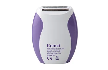 Brand kemei KM-280R Women Rechargeable Epilator Little And Dainty Nancy Electric Shaver Hair Removal Shaving Tools