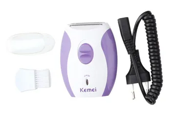 Brand kemei KM-280R Women Rechargeable Epilator Little And Dainty Nancy Electric Shaver Hair Removal Shaving Tools