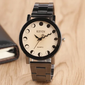 Top Brand KEVIN Ladies Quartz Watch Stainless Steel Sport Women Wristwatches Wave Line Analog Casual Female Clock Montre Femme