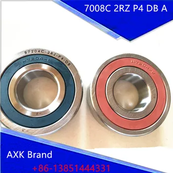 1 Pair AXK 7008 7008C 2RZ P4 DB A 40x68x15 40x68x30 Sealed Angular Contact Bearings Speed Spindle Bearings CNC ABEC-7