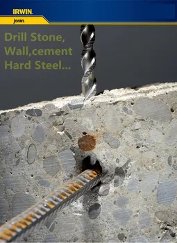 5.0mm Masonry Masonary Wall Drill Bits Cement Stone Wall Straight shank drills with carbide inserts