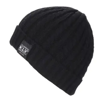 KLV Casual Winter Hat for Men Warm Beanies Caps Knitted Hats gorros invierno Amazing Drop Shipping NEW