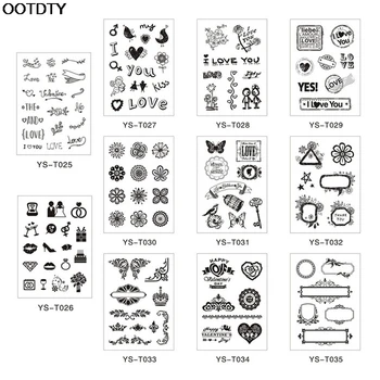 Alphabet Transparent Silicone Clear Rubber Stamp Sheet Cling Scrapbooking DIY