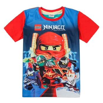 Boys clothing lego ninjago shirt for boy new fashion summer tops short sleeve t shirt