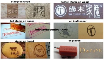 DIY Metal Brass Mould Wood Leather Stamp Custom Logo Design Tool Branding Plates Plastic Cake Bread Mold Heating Embossing