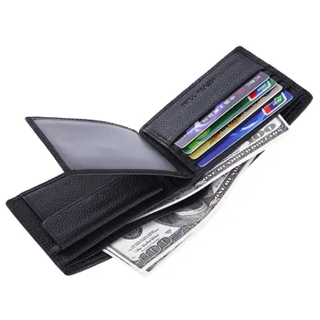 Kevin Yun Luxury Fashion Designer Brand Men Wallets Genuine Leather Wallet Large Capacity Male Pocket Purse with Coin Pocket
