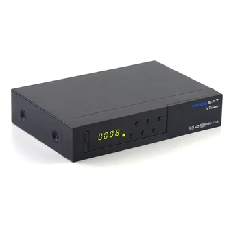 Original Freesat V7 Combo Satellite Receiver DVB S2 / T2 + 1pc USB WIFI Biss Key Cccam PowerVu 1080p HD Set Top Box
