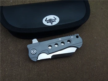 KESIWO KS018 titanium handle folding knife pocket S35V blade utility camping hunting survival knife EDC tools