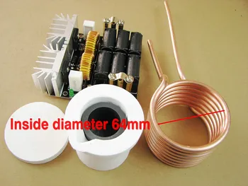 Melted metal ZVS induction heater High frequency heating machine Need to bring their own power DIY Brain-training Toy