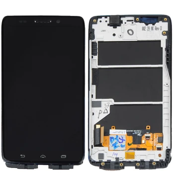 For Motorola Droid Ultra XT1080 MAXX 1080M LCD Screen Touch Digitizer+Frame Assembly