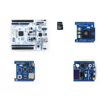 Module NUCLEO-F401RE Package B = NUCLEO-F401RE+ Accessory Shield +Analog Test Shield +Music Shield