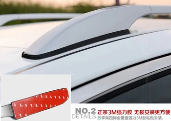 Decorative Side Bars Rails Roof Rack Silver Fit For Honda Fit Jazz