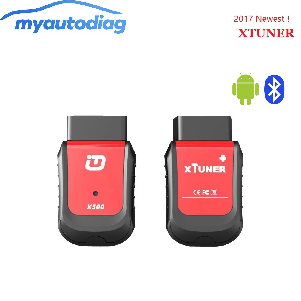 2017 xTuner X500 bluetooth Car Scanner Diagnostic Tool Diagnostic-Tool OBDII Battery DPF EPB Oil TPMS IMMO Key Injector Reset