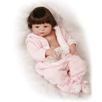 Reborn Baby Doll Realistic Baby Dolls Vinyl Silicone Babies 22inch 55cm Doll Newborn Real Baby Doll Life Like Reborn