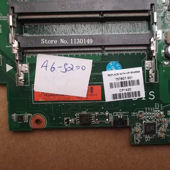 757807-501 757807-601 757807-001 For HP untuk 15-D motherboard A6-5200 cpu DDR3 fully tested !!!