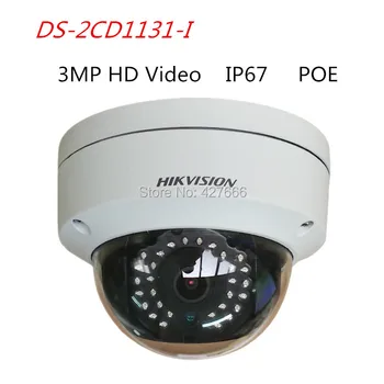 Ping By DHL HIKvision English Model 3MP CMOS Network Dome Camera DS-2CD1131-I IP Camera Replace DS-2CD2135F-IS
