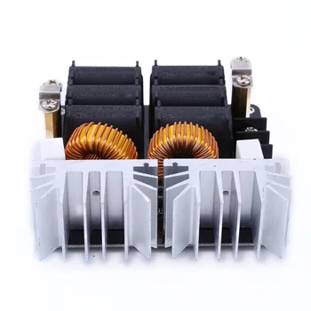 Brass 1000W ZVS Low Voltage Induction Heating Board Module/Tesla Voil + coil 12v-48V