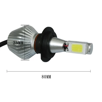 2pcs/set 3800LM headlamps 36W canbus 6000K h1 H4 auto bulbs COB white headlamp Exterior Lights led 12V H7 9005 LED head lights