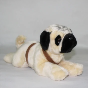 Cute Plush Big Toy Pugs Dolls Stuffed Animals Toys Emulation Lying Dog Gift