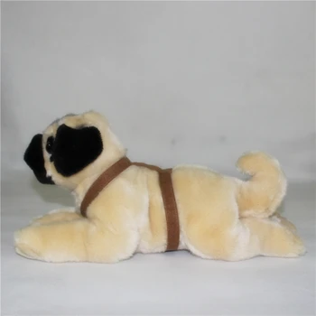 Cute Plush Big Toy Pugs Dolls Stuffed Animals Toys Emulation Lying Dog Gift
