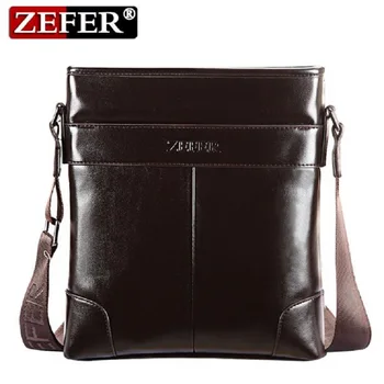 ZEFER 2016 Luxury Brand Design Men Bag Casual Men Messenger Bags Vintage PU Leather Men's Business Briefcase Shoulder Bag AZ130