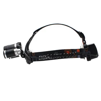 BORUIT 8000LM 3 x CREE XM-L2 L2 LED 18650 Headlight Headlamp Head Torch Lamp+A/USB Charger