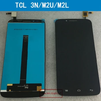 Top Quality Black LCD Display Touch Digitizer Screen Assembly For TCL 3N M2M M2U M2L Phone parts