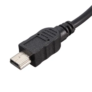 50cm Mini USB 5 Pin Male to Female USB Port 2.0 Type B Female Adapter Socket Printer Panel Mount Cable Extension Cord Connector