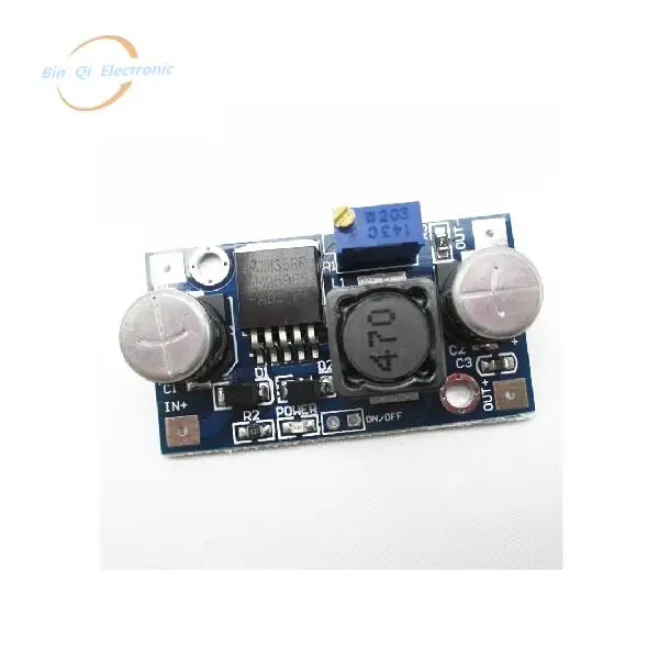 NEW Adjustable power module LM2596 DC-DC step-down module with reverse polarity protection indicator Enable Interface
